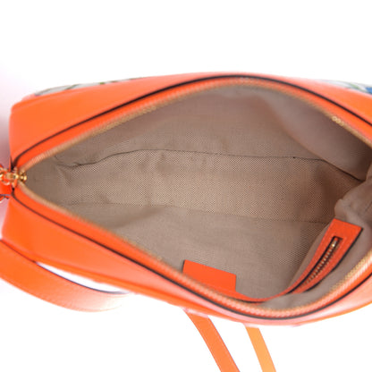 Gucci Canvas Flora Floral Shoulder Bag White Orange Fluo 4 of 9