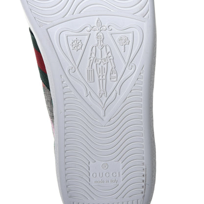 Gucci GG Supreme Monogram Strawberry Web Womens Ace Sneakers 39 Beige Multicolor Red Green 7 of 10