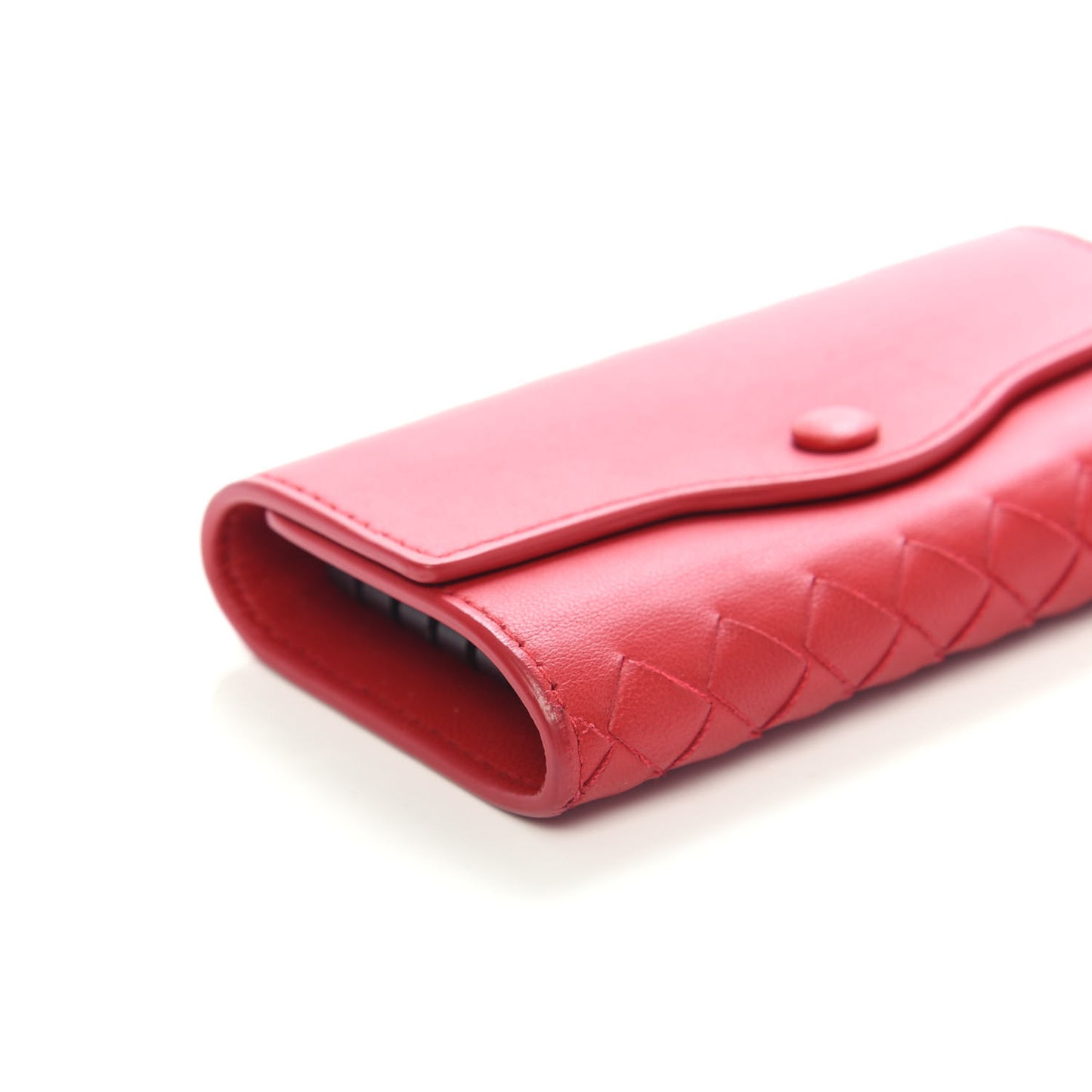 Nappa Intrecciato 6 Key Holder Red