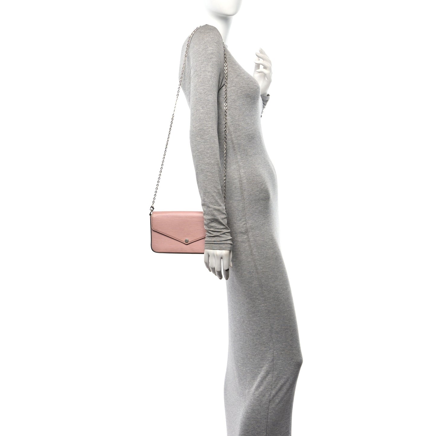 Epi Pochette Felicie Rose Ballerine