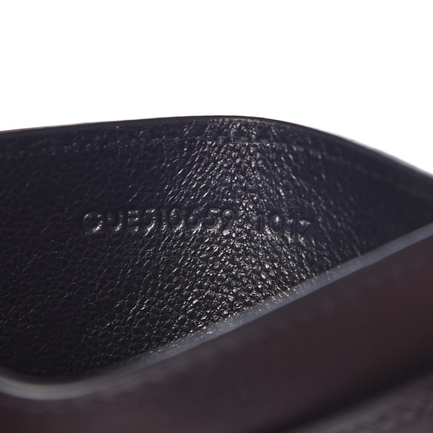 Calfskin Card Case Black