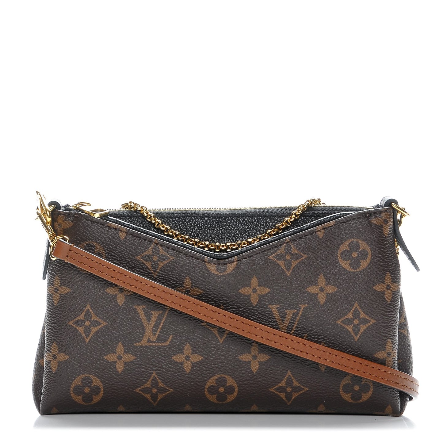 Monogram Pallas Clutch Black