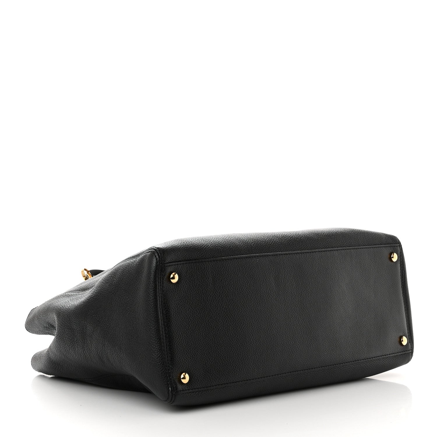 Chanel Calfskin Cerf Executive Shopper Tote Black 3 of 10