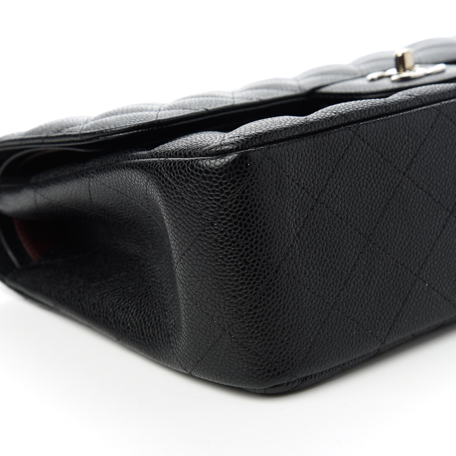 Chanel Caviar Quilted Jumbo Double Flap Black 6 of 11