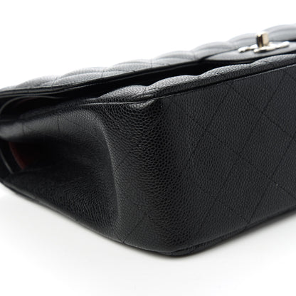Chanel Caviar Quilted Jumbo Double Flap Black 6 of 11