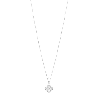 Van Cleef & Arpels 18K White Gold Diamond Magic Alhambra Long Necklace 1 of 5