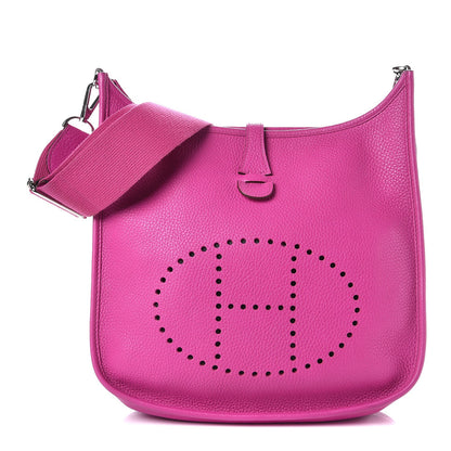 Hermes Taurillon Clemence Evelyne III PM Magnolia 1 of 16