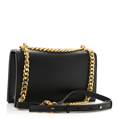 Alexander McQueen Calfskin Knuckle Shoulder Bag Black 3 of 10