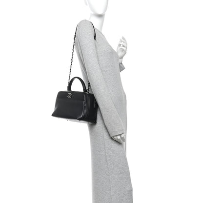Chanel Calfskin Small Trendy CC Bowling Bag Black 2 of 10