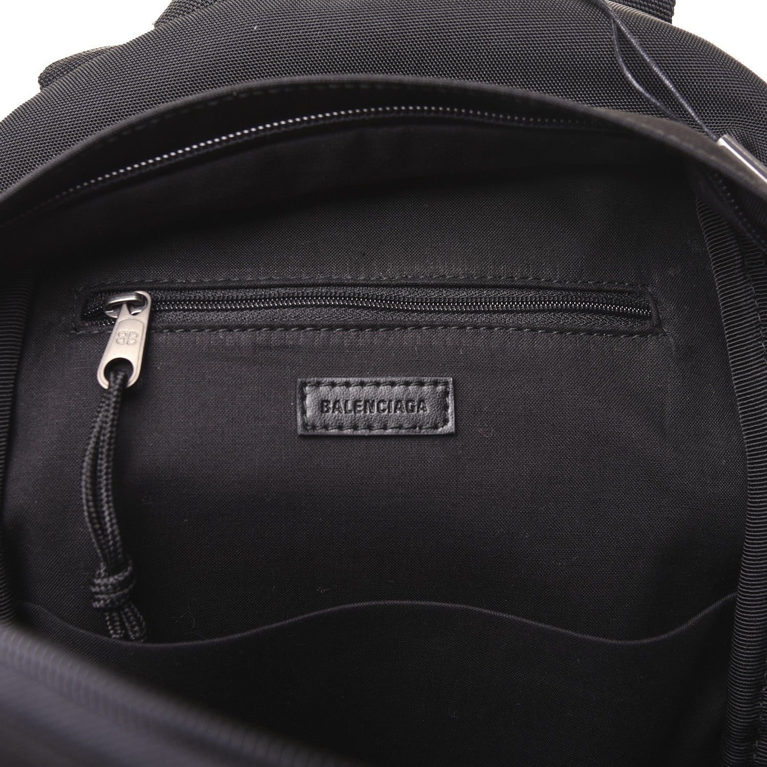 Balenciaga Nylon Embroidered You Are The World Explorer Backpack S Black 7 of 12