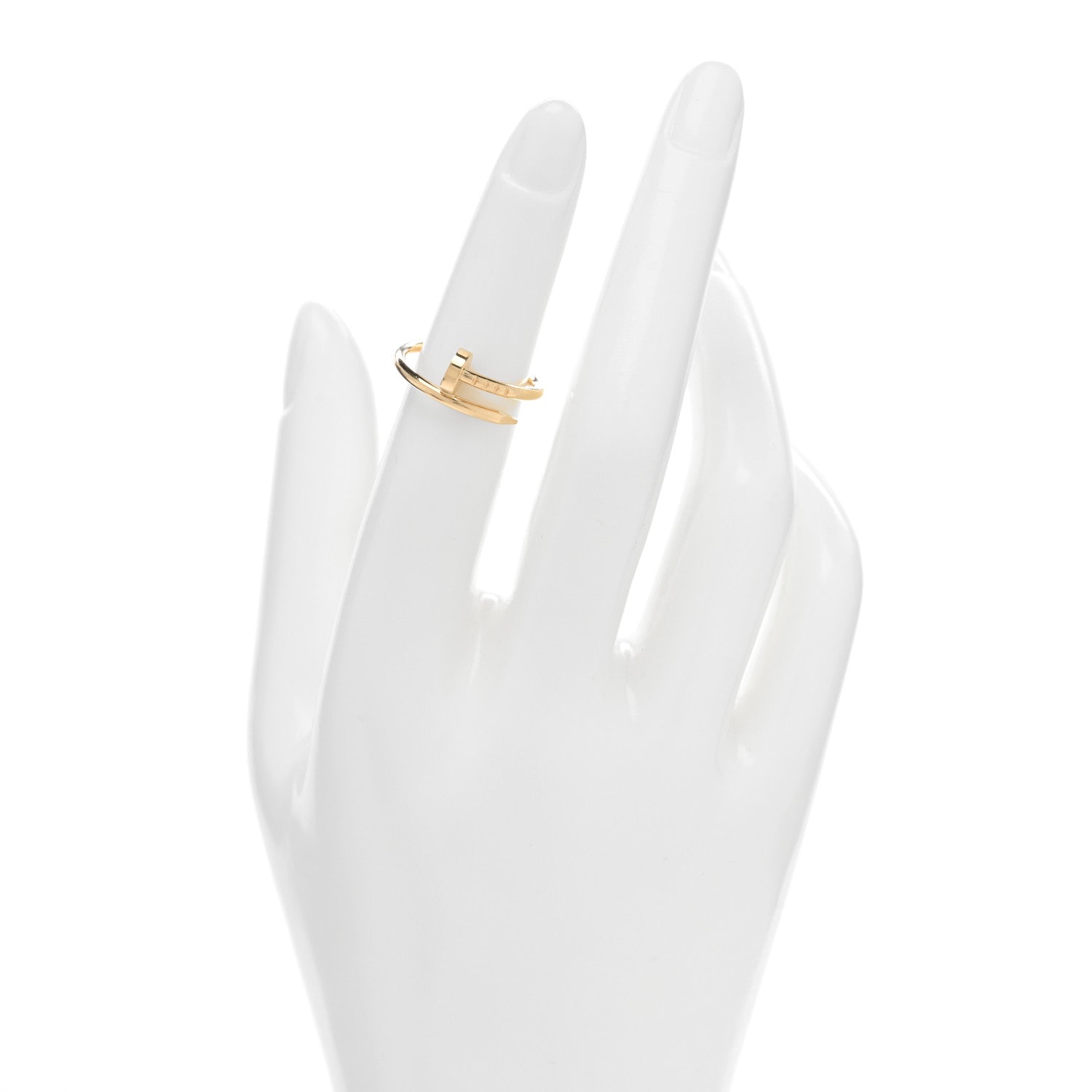 Cartier 18K Yellow Gold Small Juste Un Clou Ring 50 5.25 2 of 5