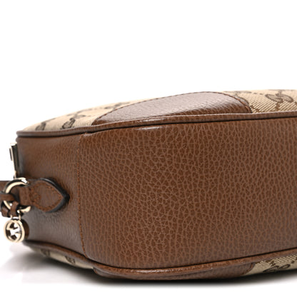 Gucci Monogram Mini Bree Messenger Bag Beige Tabacco 9 of 10