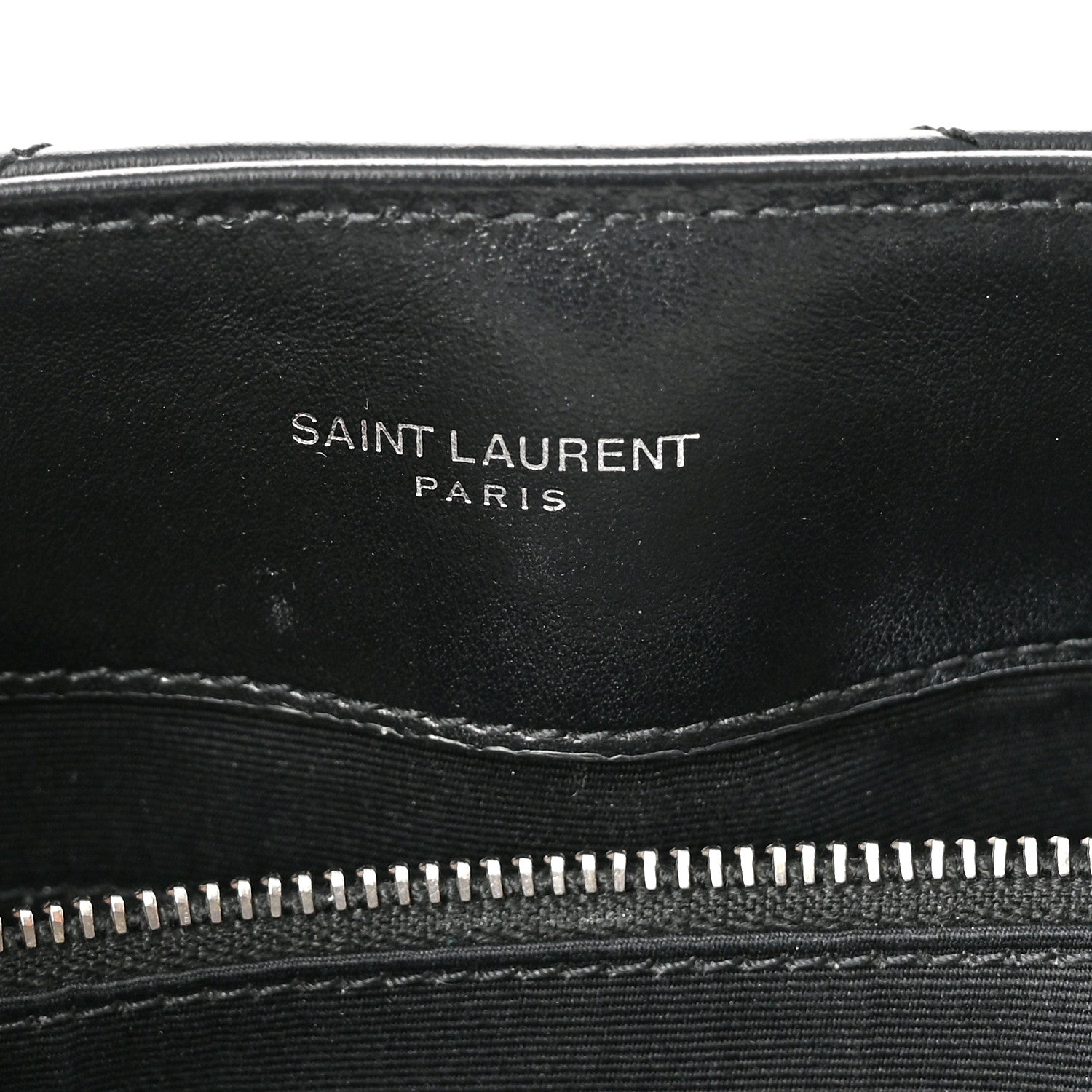 Saint Laurent Calfskin Y Quilted Monogram Medium Loulou Chain Satchel Black 7 of 11
