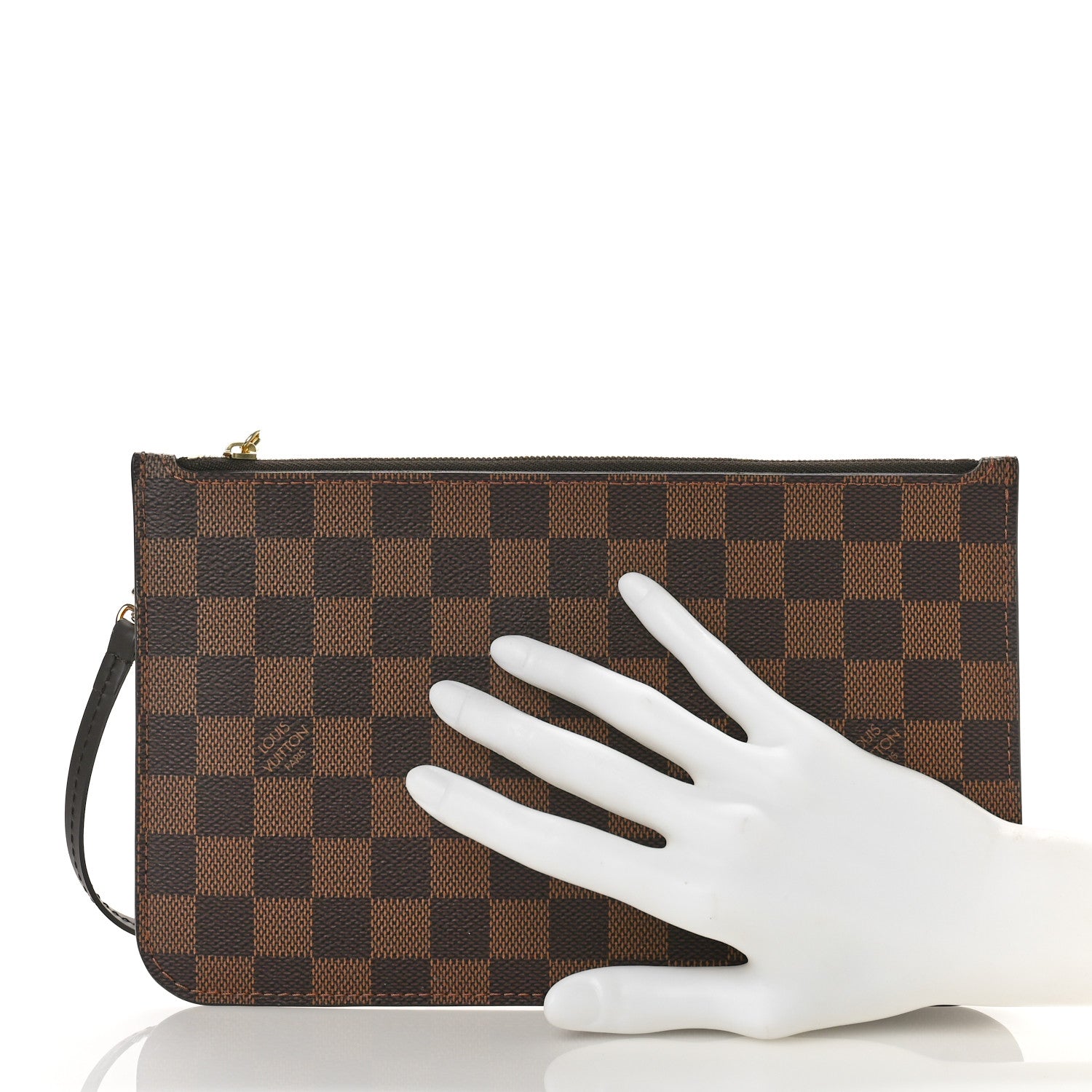 Louis Vuitton Damier Ebene Neverfull MM GM Pochette 2 of 8