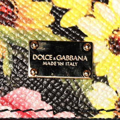 Dolce & Gabbana Dauphine Floral Print Miss Sicily Satchel Peony Margherita 6 of 9