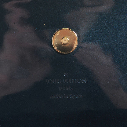 Louis Vuitton Patent Sobe Clutch Blue Nuit 6 of 8