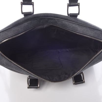 Gucci GG Supreme Monogram Briefcase Black Grey 5 of 8