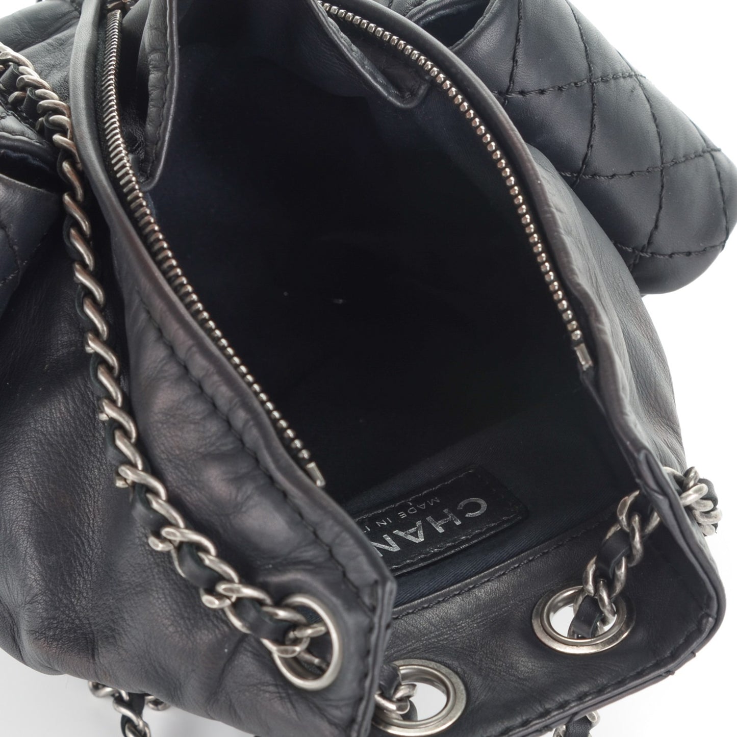 Calfskin Mini Backpack Is Back Black