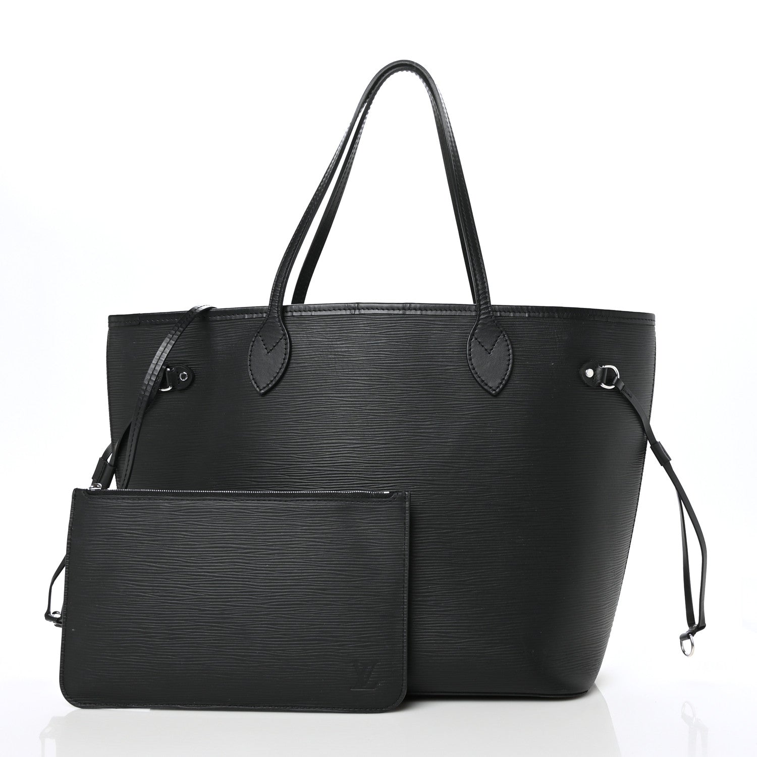 Louis Vuitton Epi Neverfull MM Black 3 of 9
