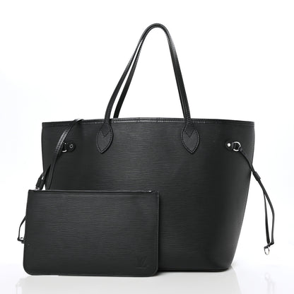Louis Vuitton Epi Neverfull MM Black 3 of 9