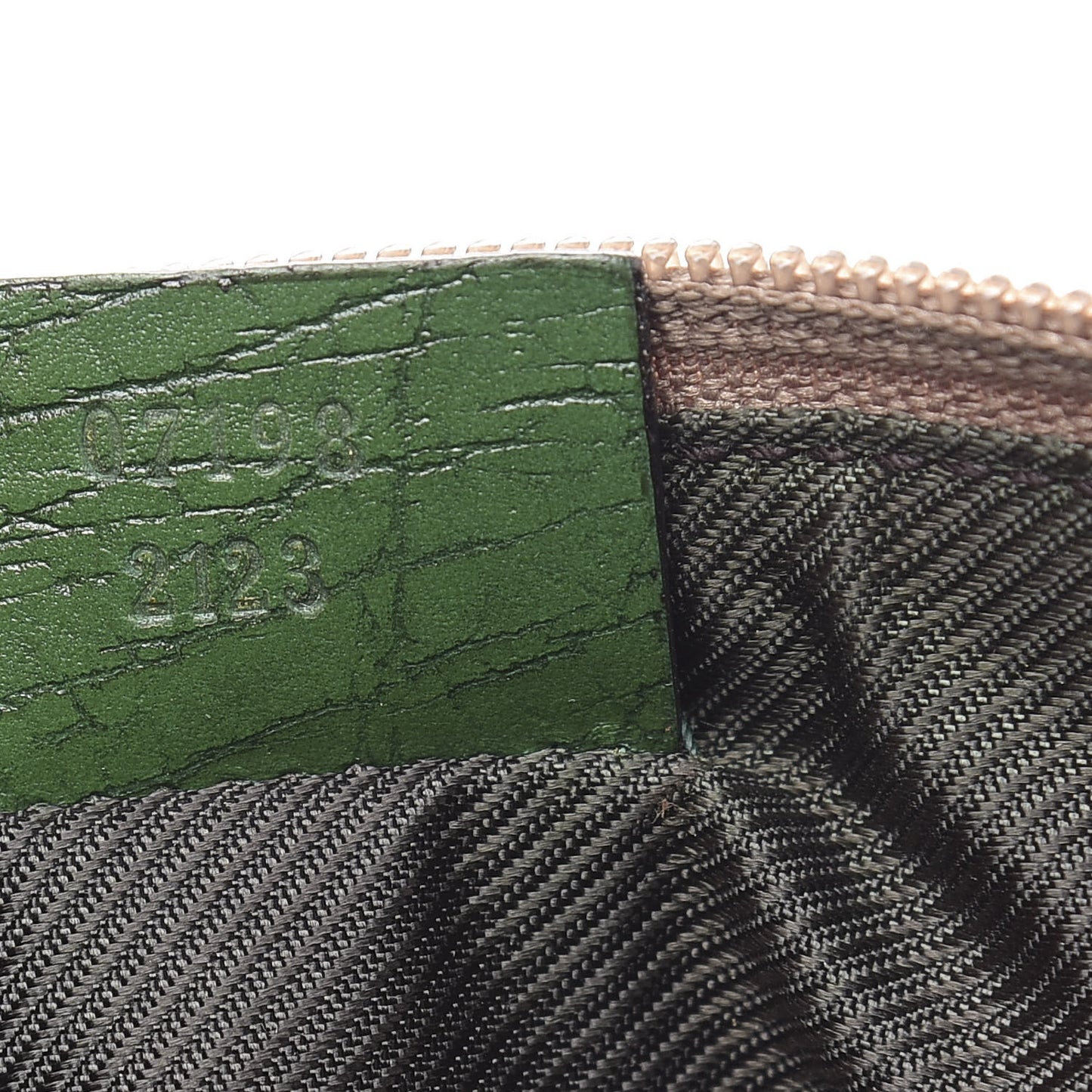 Monogram Web Boat Pochette Green