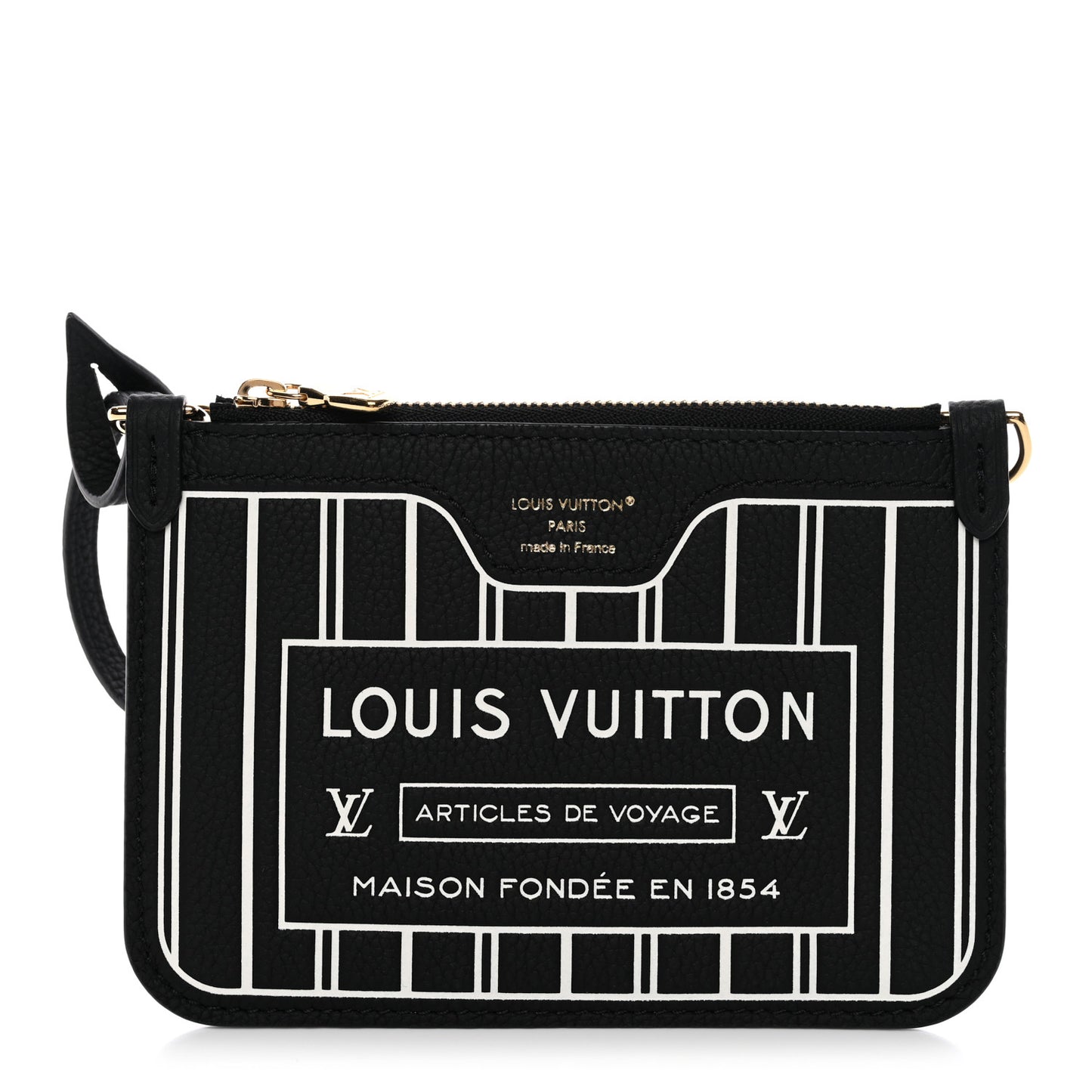 Calfskin Neverfull Inside Out BB Pochette Black