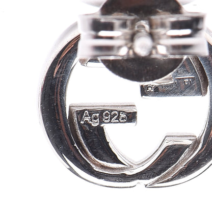 Gucci Sterling Silver Interlocking GG Stud Earrings 3 of 5