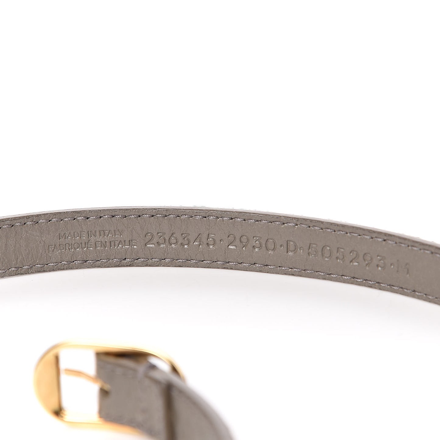 Agneau Giant Gold Triple Tour M Bracelet Beige Liege