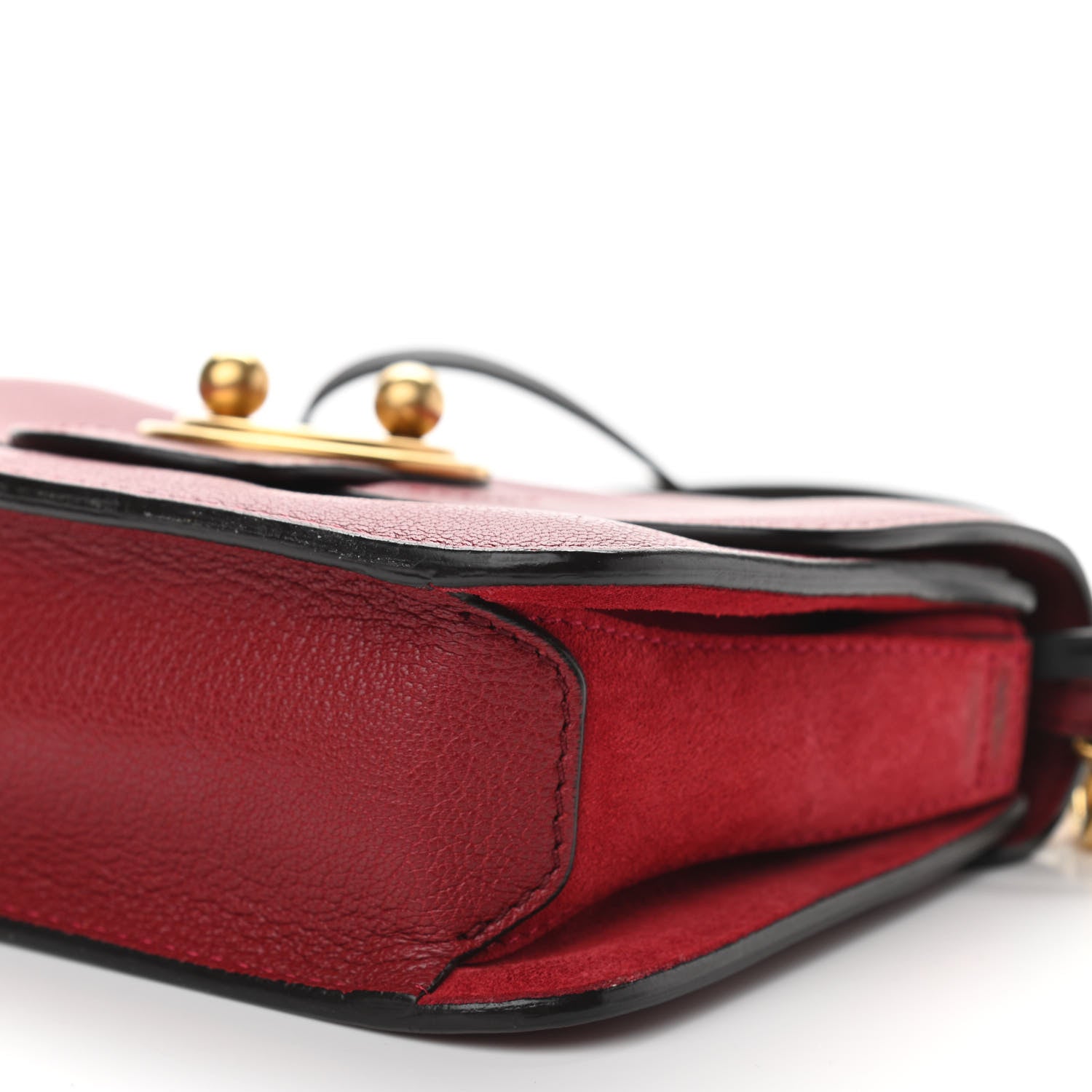 Chloe Goatskin Small Mily Shoulder Bag Sienna Red 9 of 10