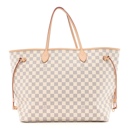 Louis Vuitton Damier Azur Neo Neverfull GM Rose Ballerine 1 of 11