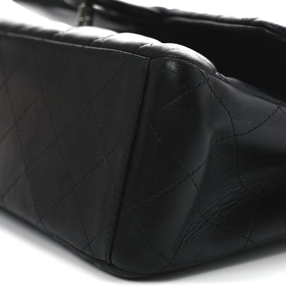 Chanel Lambskin Quilted Maxi Double Flap Black 10 of 10