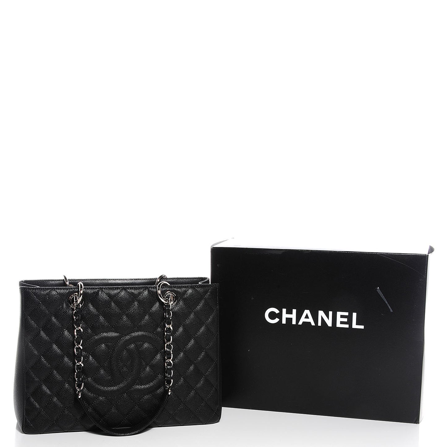Caviar Grand Shopping Tote GST Black