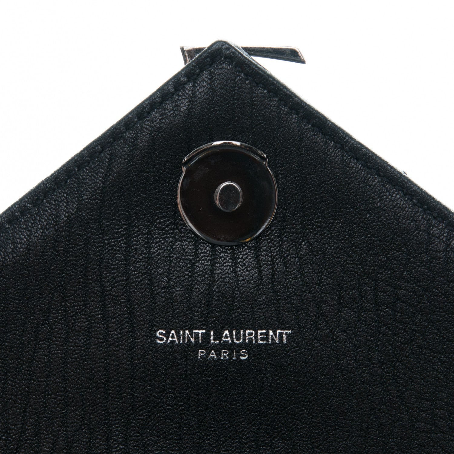 Saint Laurent Sheepskin Quilted Monogram Large College Satchel Black 7 of 11