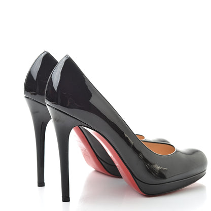 Christian Louboutin Patent New Simple 120 Pumps 39 Black 4 of 8