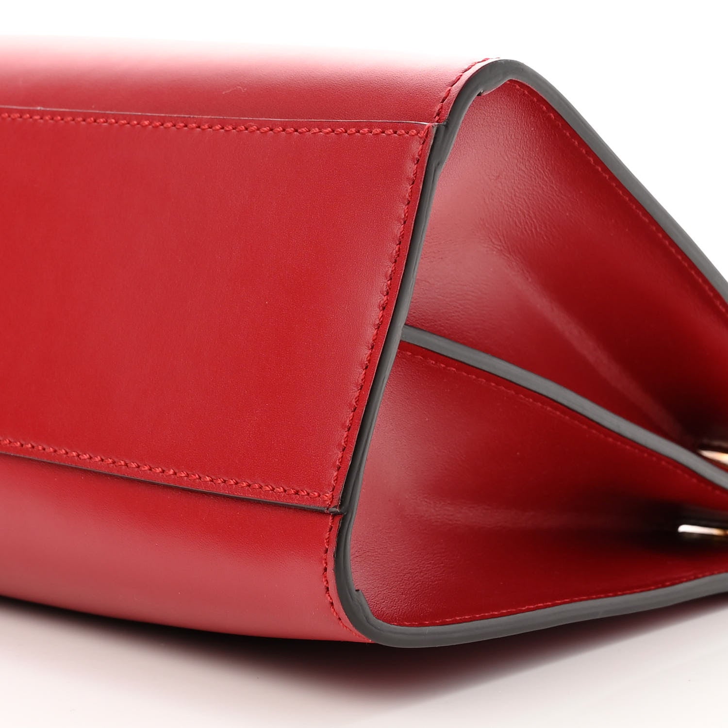 Gucci Nappa Bamboo Small Nymphaea Top Handle Bag Hibiscus Red 10 of 10