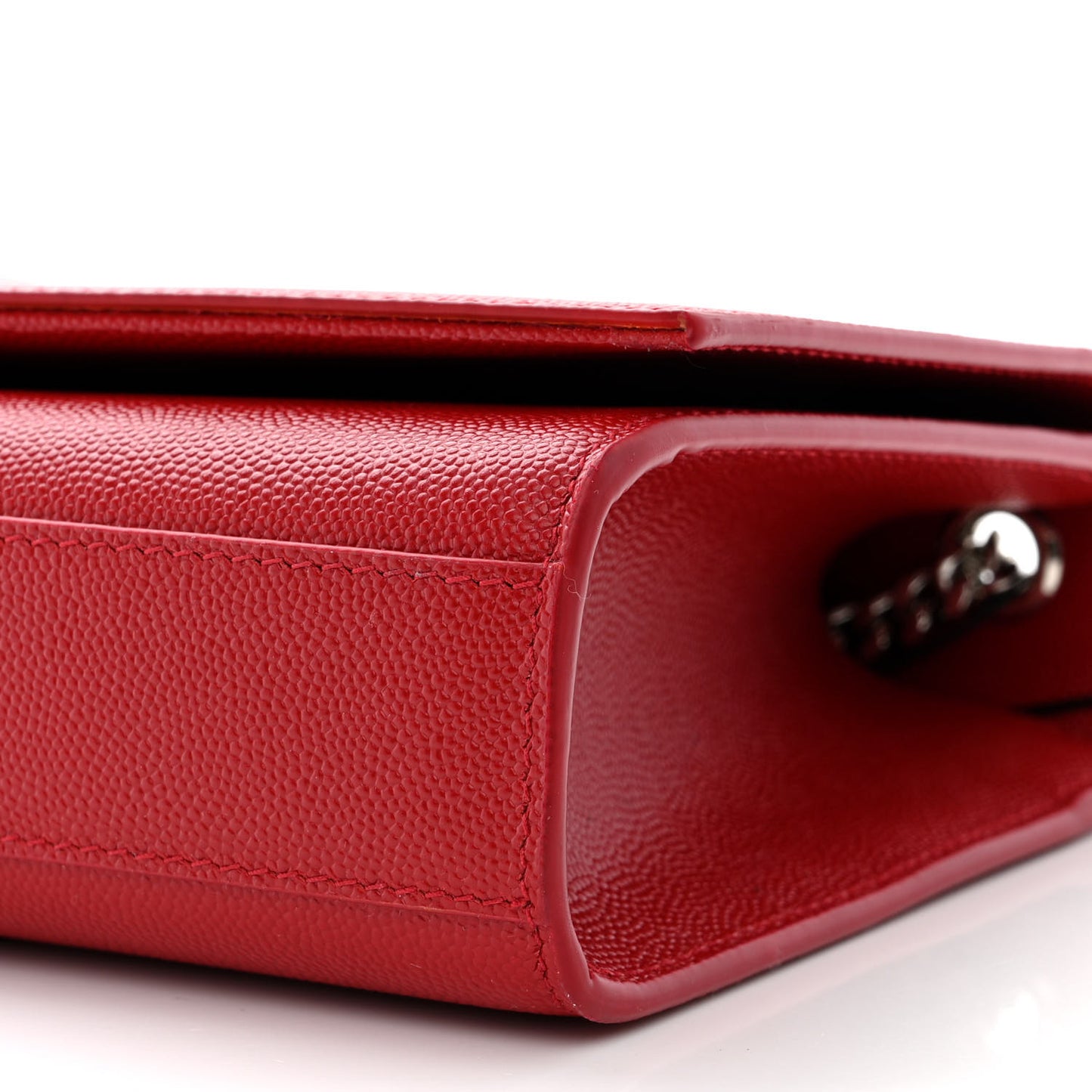 Grain De Poudre Medium Classic Monogram Kate Tassel Satchel Rouge Eros