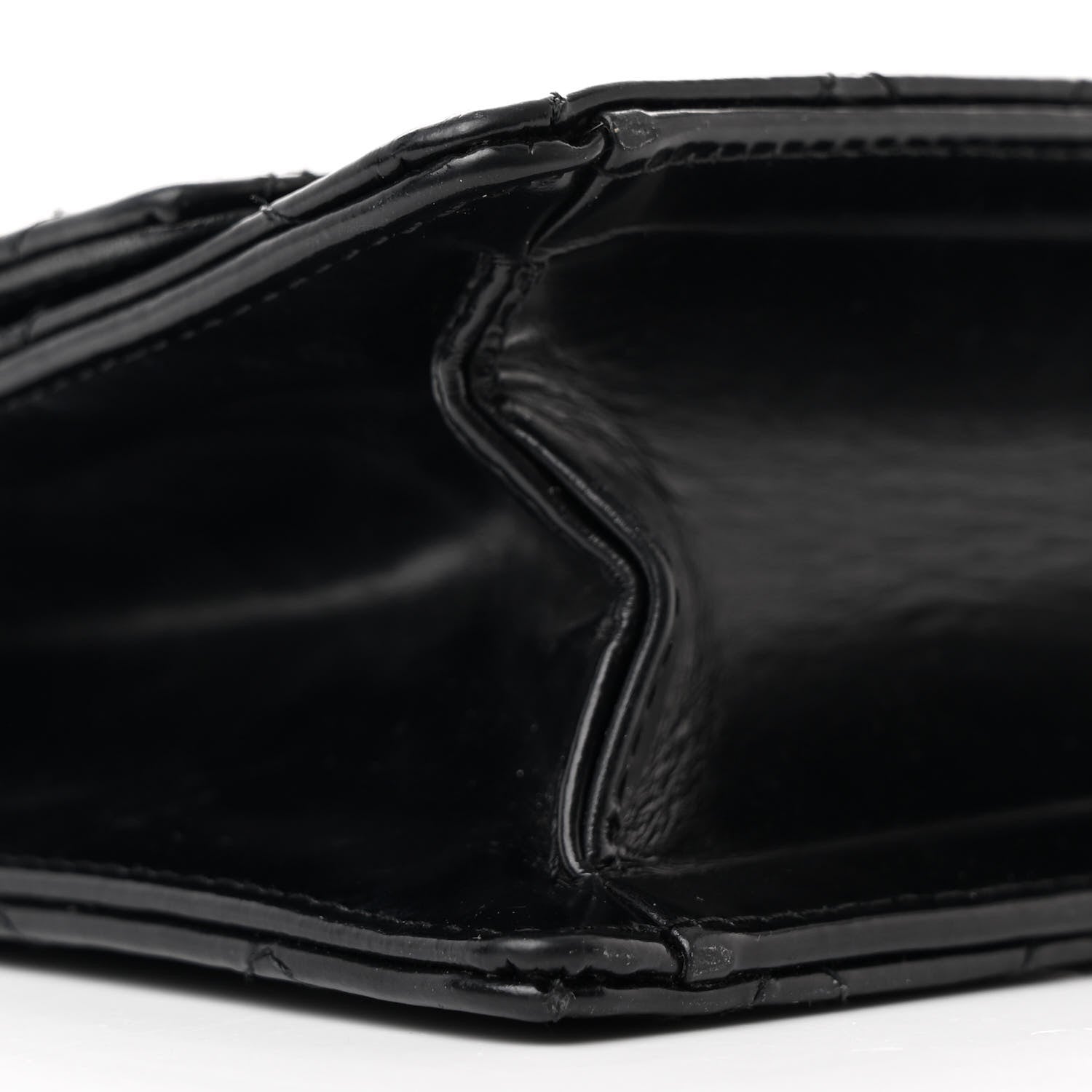Chanel Patent Calfskin Quilted Mini Square Flap Black 9 of 13