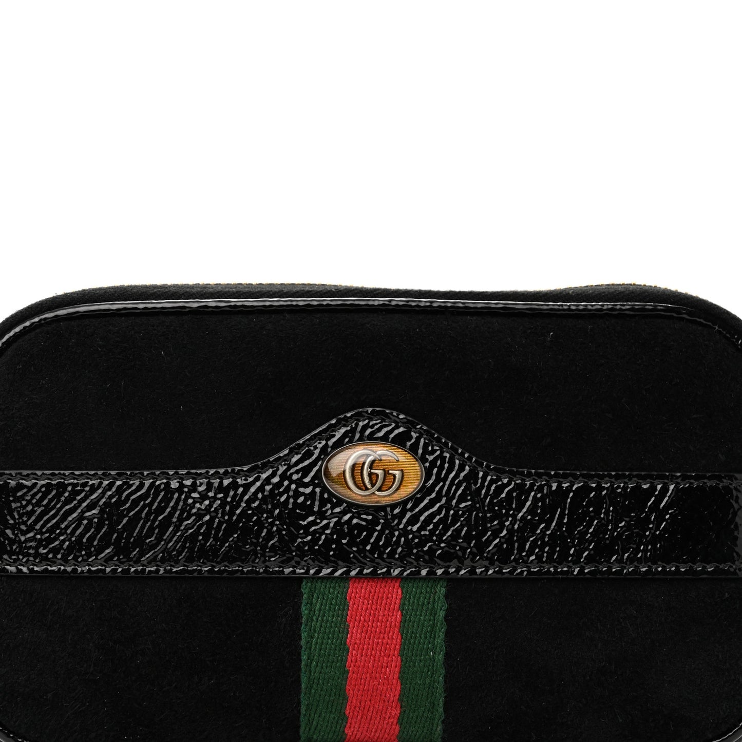 Suede Patent Ophidia Belted iPhone Case 85 34 Black
