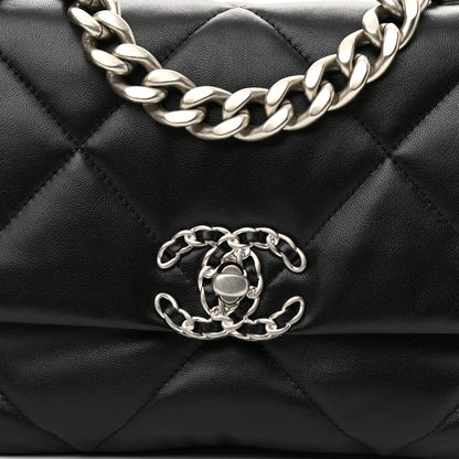 Chanel Lambskin Quilted Medium Chanel 19 Flap Black 8 of 11