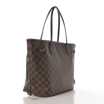 Louis Vuitton Damier Ebene Neo Neverfull MM Rose Ballerine 3 of 9