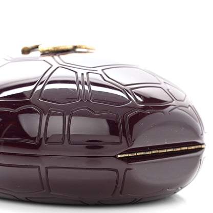 Chanel Plexiglass Shell CC Round Minaudiere Clutch Purple 9 of 10