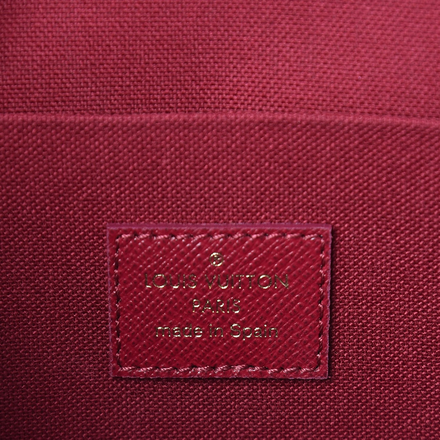 Monogram Pochette Felicie Chain Wallet Fuchsia