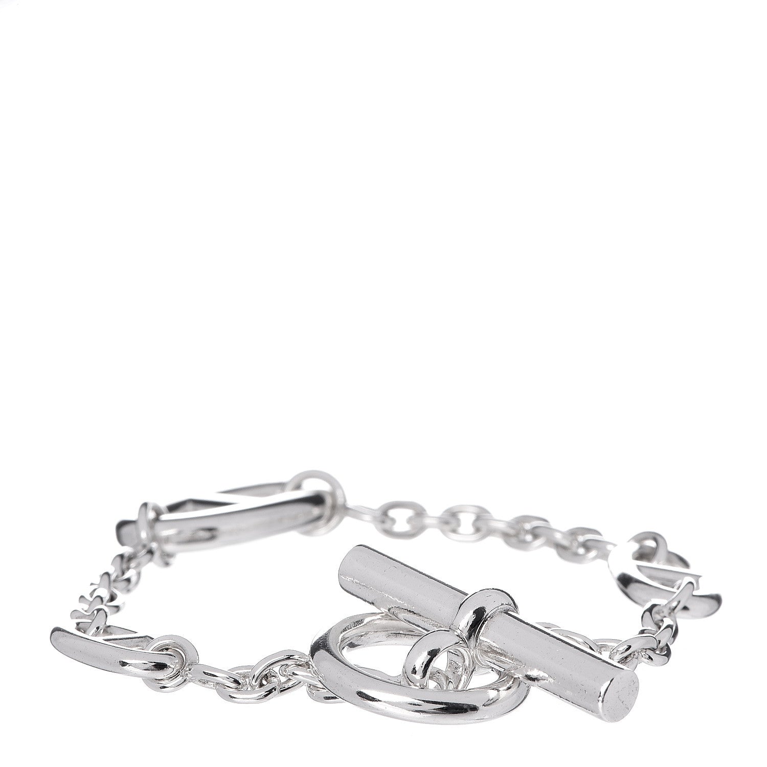 Hermes Sterling Silver Farandole Bracelet ST 3 of 5
