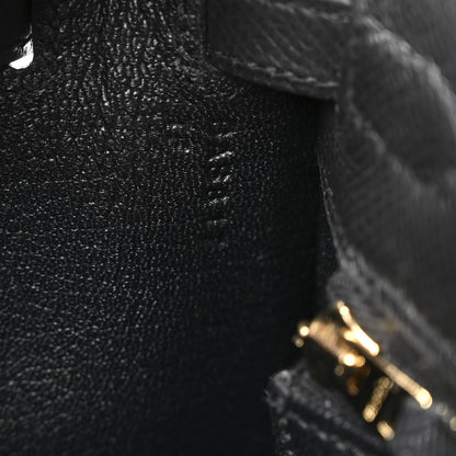 Hermes Epsom Kelly Sellier 25 Black 12 of 23