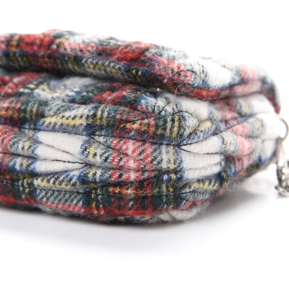 Miu Miu Tartan Matelasse Small Flap Naturale 9 of 9