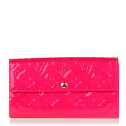 Louis Vuitton Vernis Sarah Wallet Rose Pop 1 of 7
