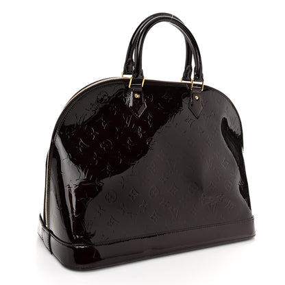 Louis Vuitton Vernis Alma GM Amarante 3 of 9