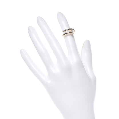 Cartier 18K Pink Gold Diamond Juste Un Clou Ring 49 4.75 2 of 6