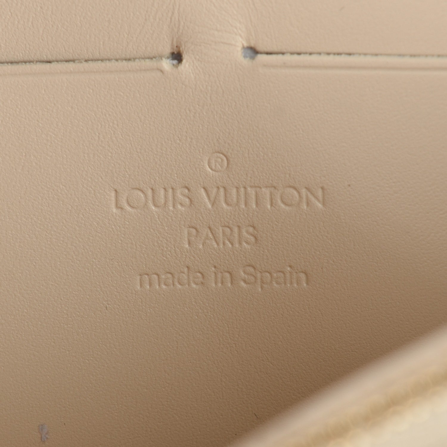 Louis Vuitton Vernis Leopard Zippy Wallet Blanc Corail 7 of 8