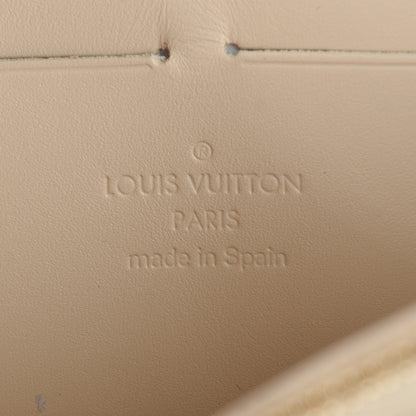 Louis Vuitton Vernis Leopard Zippy Wallet Blanc Corail 7 of 8
